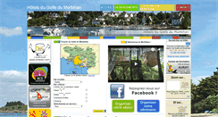 Desktop Screenshot of hotels-du-golfe-du-morbihan.com